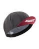 Casquette Unisexe ROADIE Carbone/Rouge Grenat - Image 2/3