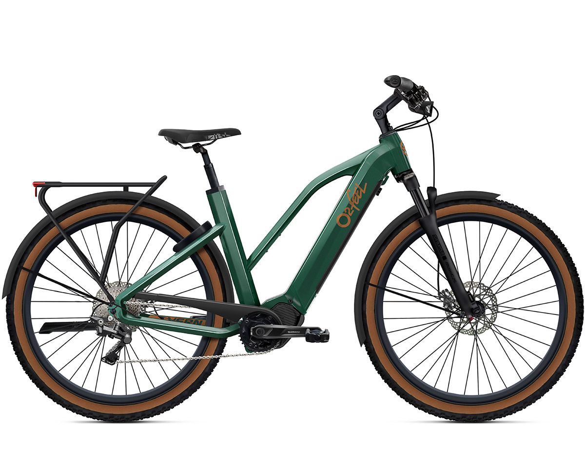 VTC électrique Unisexe VERN ADVENTURE 8.2 540 Wh T52/M Vert Emeraude